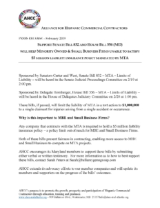 Press Release MTA Bills